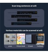 A26S 1+8G 2.99-inch Large Screen Languages Translator Scanning Dictionary Smart Translation Pen - Grey