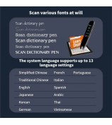 A26S 1+8G 2.99-inch Large Screen Languages Translator Scanning Dictionary Smart Translation Pen - Grey