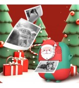 Christmas Style 2.0-inch Screen Children HD Digital Camera Instant Photo Printer