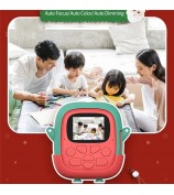 Christmas Style 2.0-inch Screen Children HD Digital Camera Instant Photo Printer