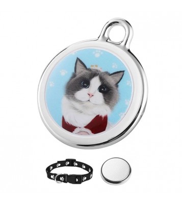 F3 GPS Locator Pet Dog Cat Anti-Lost Device Waterproof Collar Hanging Tracking Locator - Cat