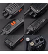 BAOFENG BF-888S 2Pcs Outdoor Handheld Interphone UHF VHF Walkie Talkie with Flashlight - US Plug