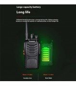 BAOFENG BF-888S 2Pcs Outdoor Handheld Interphone UHF VHF Walkie Talkie with Flashlight - US Plug