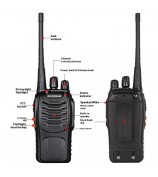 BAOFENG BF-888S 2Pcs Outdoor Handheld Interphone UHF VHF Walkie Talkie with Flashlight - US Plug