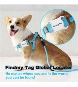 F2 Findmytag Global Locator Waterproof Anti-Lost Bluetooth Tracker Collar for Pet Cat Dog - White