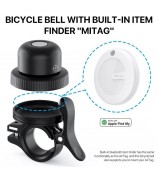 MILI HD-P16-B Bike Bell Anti-Lost Locator Bicycle Smart Global Tracking Device for iOS