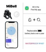 MILI HD-P16-B Bike Bell Anti-Lost Locator Bicycle Smart Global Tracking Device for iOS