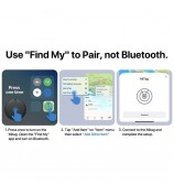 MILI HD-P16 Pet Elderly Kids Bag Anti-Lost Locator Bluetooth Global Tracking Device for iOS - Black