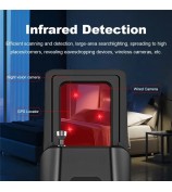 T011 Wireless RF Signal Detector GPS WiFi Tracker Camera Bug Detector Anti-Spy Infrared Scanner