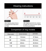 S1 Heart Rate Blood Oxygen Sleep Monitoring Ring Outdoor Sport Smart Finger Ring with Charging Case - Black / Size 8