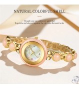 NIBOSI 2665 Stylish Bracelet Women Rhinestone Decor Quartz Watch - Purple