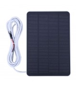 4W Solar Panel for Ring Video Doorbell 4 / 3 / 3 Plus / 2 Surveillance Smart Doorbell Charger - Black