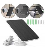 Solar Panel for Arlo Pro 4 / Ultra 2 / Pro 3 / Ultra / Pro 5S Surveillance Camera Charging Panel - Black