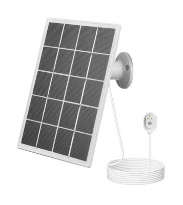 Solar Panel for Arlo Pro 4 / Ultra 2 / Pro 3 / Ultra / Pro 5S Security Camera Solar Charger - White