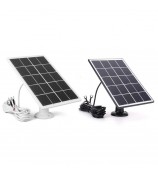 3W Solar Panel for Ring Video Doorbell 4 / 3 / 3 Plus / 2 Surveillance Smart Doorbell Charger - Black