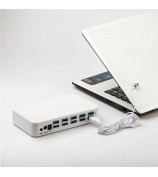 10 Interface Laptop Intelligent Anti-Theft Alarm System Mouse Keyboard Anti-Theft Alarm Device - EU Plug