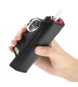 ONE-004 For IQOS Iluma i One / Iluma One Protective Case Leather E-Cigarette Storage Bag - Black