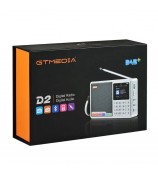 GTMEDIA D2 Digital Radio Receiver DAB+FM RDS Bluetooth MP3 Player REC Recorder TF Card Support