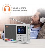 GTMEDIA D2 Digital Radio Receiver DAB+FM RDS Bluetooth MP3 Player REC Recorder TF Card Support