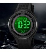 SKMEI 2155 Simple Fashion Luminous Digital Watch Calendar Electronic Wrist Watch - Blue