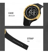 SKMEI 2155 Simple Fashion Luminous Digital Watch Calendar Electronic Wrist Watch - Blue