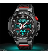 SKMEI 2223 Multifunctional Outdoor Sports Watch Digital Luminous Watch - Army Green