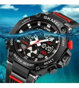 SKMEI 2223 Multifunctional Outdoor Sports Watch Digital Luminous Watch - Army Green