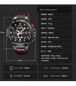 SKMEI 2223 Multifunctional Outdoor Sports Watch Digital Luminous Watch - Army Green