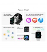 BOZLUN B56 1.83-inch Smart Watch Sleep Health Monitoring Bluetooth Call Sports Watch - Black