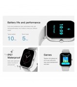 BOZLUN B56 1.83-inch Smart Watch Sleep Health Monitoring Bluetooth Call Sports Watch - Black