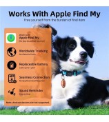 Rugby Shape Anti-Lost Mini Global Locator Smart GPS Tracker Works with Apple Find My - Brown