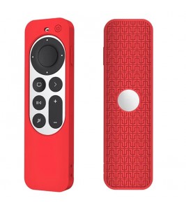 Remote Controller Silicone Protective Sleeve Cover for Apple TV 4K 2021 / Apple TV 2022 (Gen 7) - Red