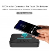 BT200 NFC 5.0 Bluetooth Receiver A2DP AUX 3.5mm RCA Jack USB Smart Playback Stereo Audio Wireless Adapter for Car Kit Speaker