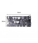 Bluetooth 5.0 Power Amplifier Board Stereo Wireless Music Player Module - Blue