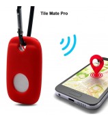 For Tile Mate Pro (2022) Bluetooth Tracker Anti-scratch Silicone Case Accessory Protective Cover Sleeve - White