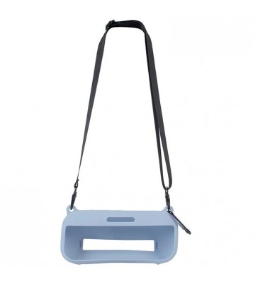 Bluetooth Speaker Protective Case for Bose SoundLink Flex Soft Silicone Case with Shoulder Strap - Baby Blue