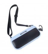 Bluetooth Speaker Protective Case for Bose SoundLink Flex Soft Silicone Case with Shoulder Strap - Baby Blue