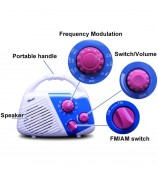 SY-920 IPX4 Waterproof Bathroom Shower AM FM Radio with Top Handle Battery Powered Speaker