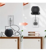 AHASTYLE PT149 For Apple HomePod Mini Smart Speaker Wall Mount Holder Bracket Hanger - Black