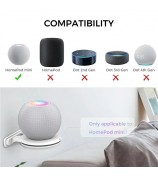 AHASTYLE PT149 For Apple HomePod Mini Smart Speaker Wall Mount Holder Bracket Hanger - Black