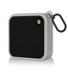 For Marshall Willen Bluetooth Speaker Silicone Carrying Case Anti-scratch Protective Cover - Light Grey