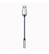 USB to 3.5mm Jack Audio Adapter USB to Headphone and Microphone Jack Aux Adapter Stereo Sound Card Adapter