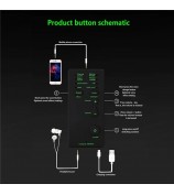 M1 Sound Card Changer Portable Mini Voice Changer for Live Streaming, Gaming - Black