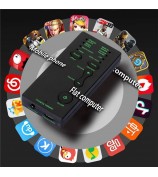 M1 Sound Card Changer Portable Mini Voice Changer for Live Streaming, Gaming - Black