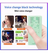 M1 Sound Card Changer Portable Mini Voice Changer for Live Streaming, Gaming - Black
