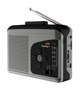 EZCAP 234 Cassette Tape to MP3 Save to TF Card Stereo Converter Cassette Tape Player AM / FM Radio