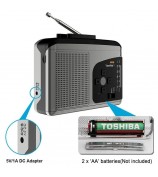 EZCAP 234 Cassette Tape to MP3 Save to TF Card Stereo Converter Cassette Tape Player AM / FM Radio