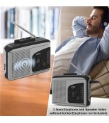 EZCAP 234 Cassette Tape to MP3 Save to TF Card Stereo Converter Cassette Tape Player AM / FM Radio