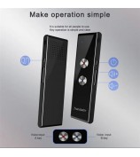 T8+ Bluetooth 40 Languages Speech Instant Translator for Travel, Learning - Black