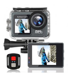 F300AAR-G Action Camera 24MP 5K Ultra HD 30m Waterproof Outdoor Sports Camera with Remote Control